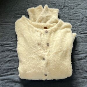 Free People Cozy Cream Sweater